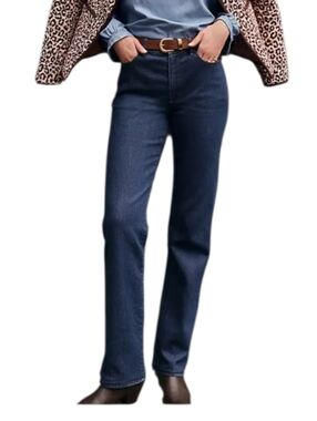 Ann Taylor The Straight Mid Rise Jeans - Size 12